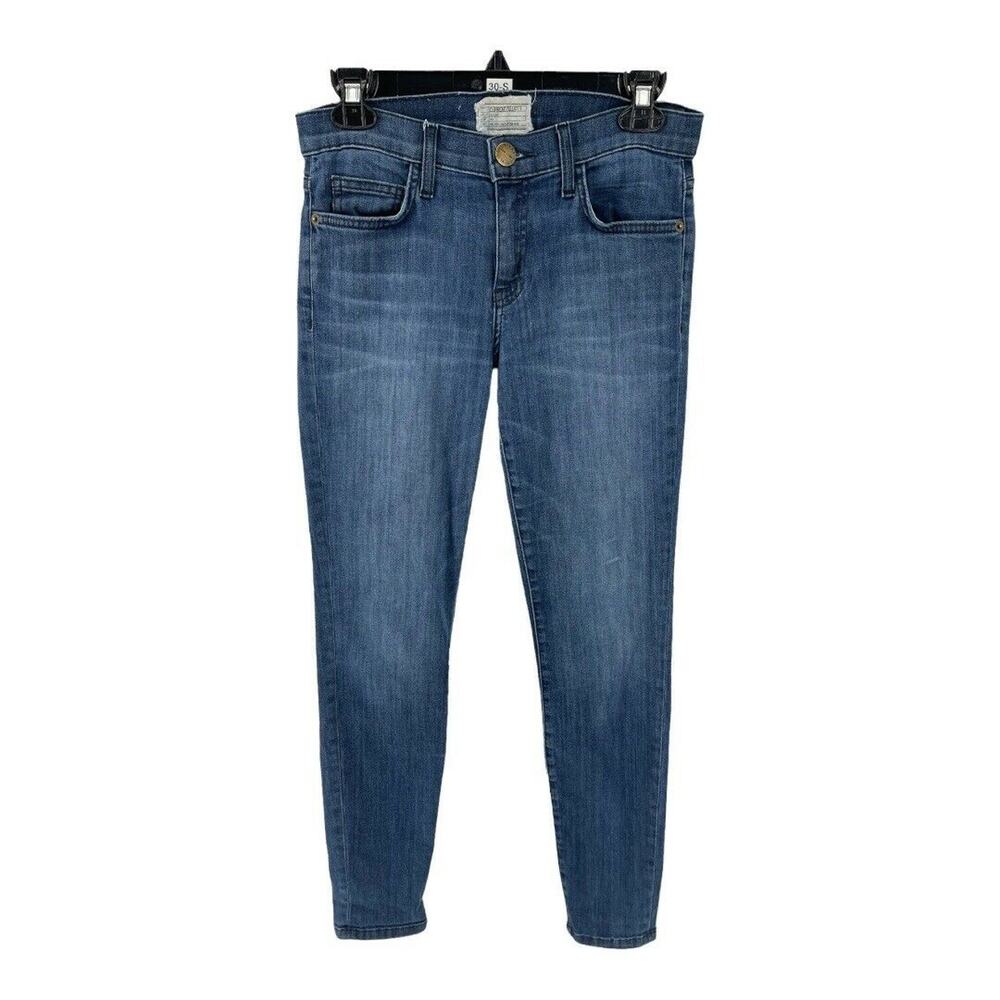 Current/Elliott Women's Blue Sunfade Wash‎ Stiletto Skinny Jeans 27
